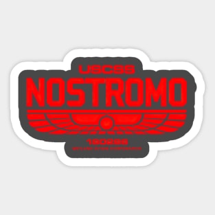 WeyLand -Yutani Nostromo red logo Sticker